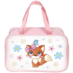 Косметичка универсальная "МАРЦИПАН", лисичка, 21*31*12см