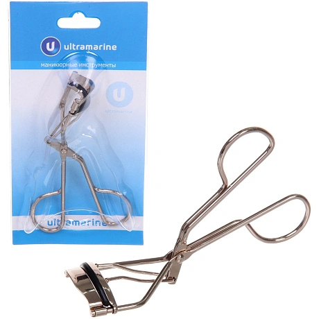 Щипцы для завивки ресниц "Beauty Shop", цвет розовое золото, 11*3,5см (блистер Ultramarin)