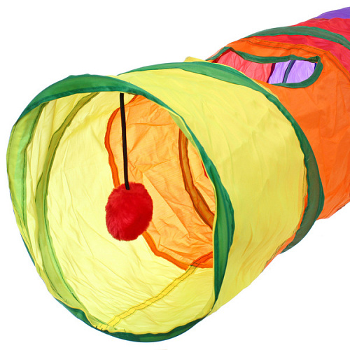 Игровой туннель для животных МурМяу, цвет как на фото, 12025см_4