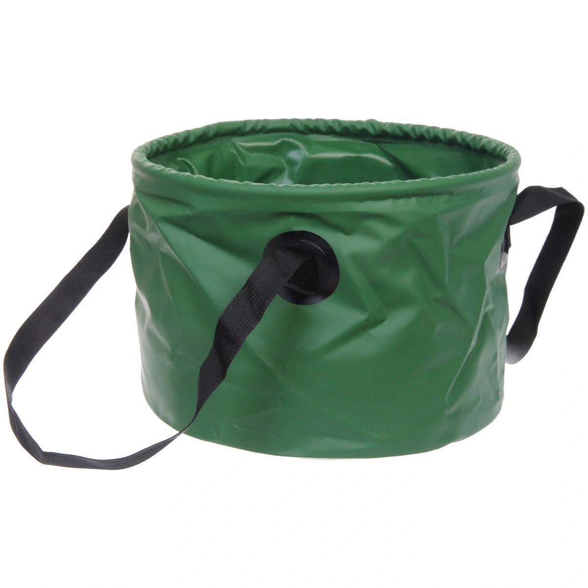Ведро складное туристическое 15л зеленое