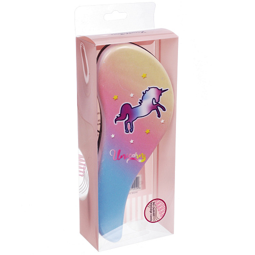 Расческа массажная компактная ТВОИ МЕЧТЫ, микс 4 дизайна, 187,5см (PVC коробка)_10