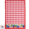 Полотенце кухонное "Клетка - Урожай" 40*57 см, цвет красный, микрофибра 200 гр/м2