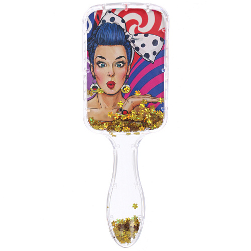 Расческа массажная прямоугольная ЭКЛАТ, микс 4 дизайна, 238,5см (PVC подвес)_8