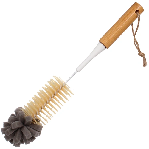 Ерш бутылочный с губкой "Sicilia" 32см 8527L