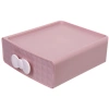 Мини - ящик для хранения мелочей "ЛЕНАР", цвет пудровый, 22,7*20,2*6,6см (пакет)