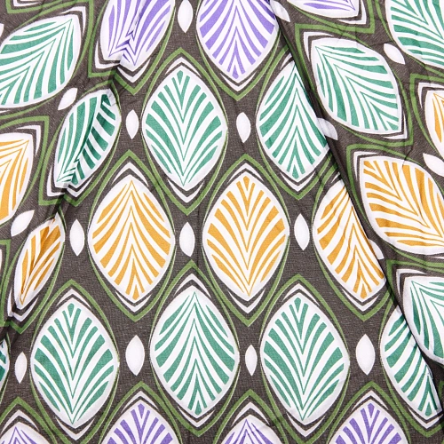 Зонт женский полуавтомат Ultramarine- Маниока, микс 6 цветов, 8 спиц, d-100см, длина в слож виде 28см, голубые цветы_31