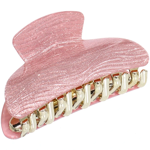 Заколка-краб для волос  ЭЙФОРИЯ, эва, микс 6 цветов, 8см (блистер Кокетка)_14