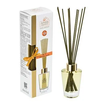 Ароматический диффузор в стеклянном флаконе 90 мл,"№17 Orange wood" AROMA REPUBLIC 