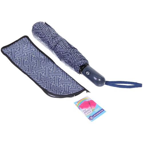 Зонт женский автомат Ultramarine - Эрсэя, микс 6 цветов, 8 спиц, d-115см, длина в слож виде 28см_42