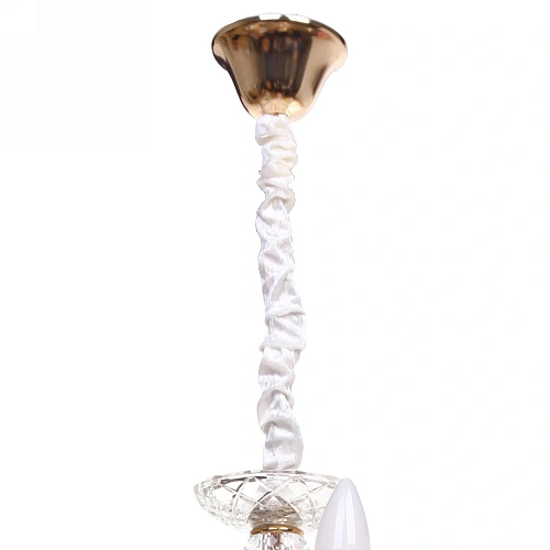 Люстра подвесная в стиле барокко Aroma 540Вт 25-S806 со стеклянными основаниями_9