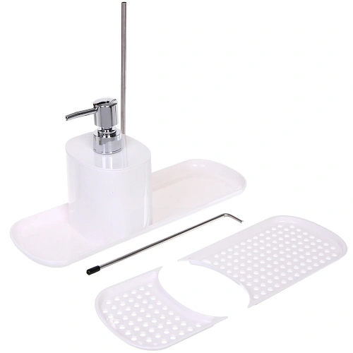 Подставка под губку с дозатором 300мл 31х10,7х16 1884_4