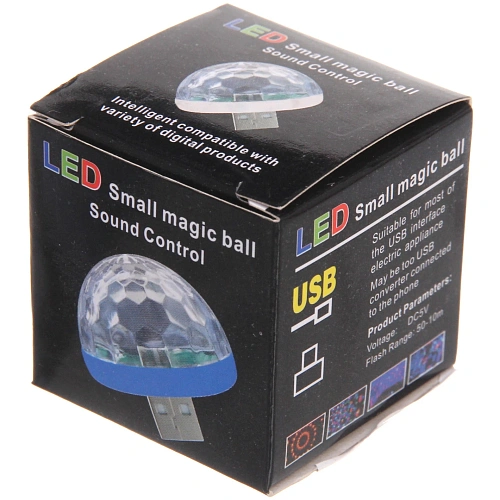 Светильник mini Каледоскоп, LED (красный, зеленый, синий), переходник USB Type-C _14