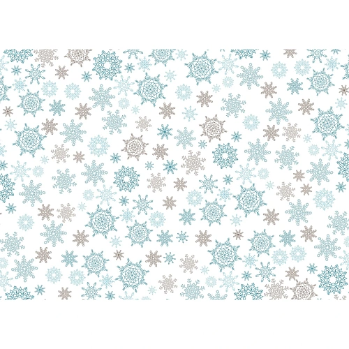 Бумага упаковочная 50х70 см Снежный вальс_3