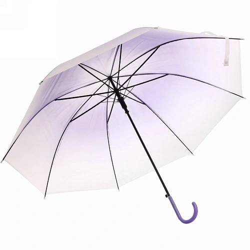 Зонт-трость женский Градиент микс 4 цвета, 8 спиц, d-92см, длина в слож виде 72см_8