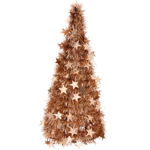 Елка декоративная TINSEL "Звездный путь" 50 см, Розовое золото