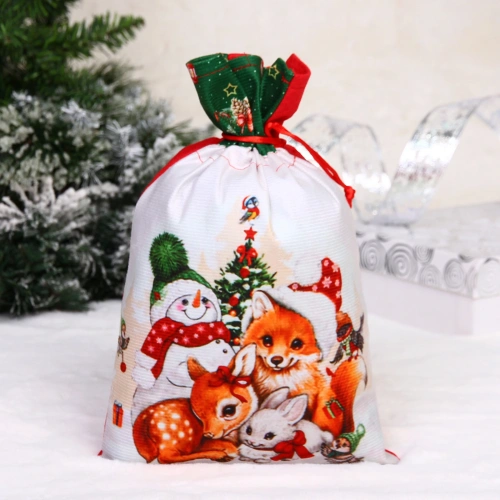 Мешок подарочный  "Лесные друзья" 21*32 см