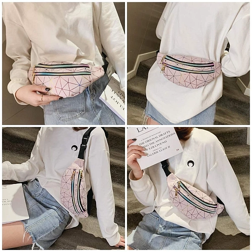 Сумка на пояс Harizma, цвет пудровый, 3112 см_12