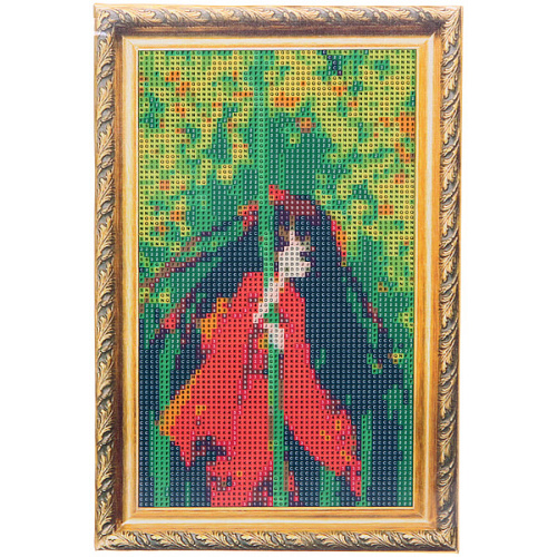 Алмазная мозаика на подрамнике с полным заполнением МИР ЯРКИХ КРАСОК, Рин Тосака, 2030 см_8