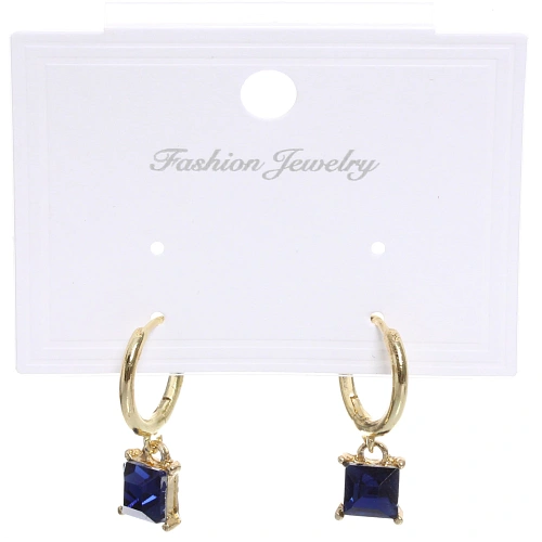 Серьги из гиппоалергенного сплава ЛАТТИ, монтана, цвет серебро и золото, 2,5см_4