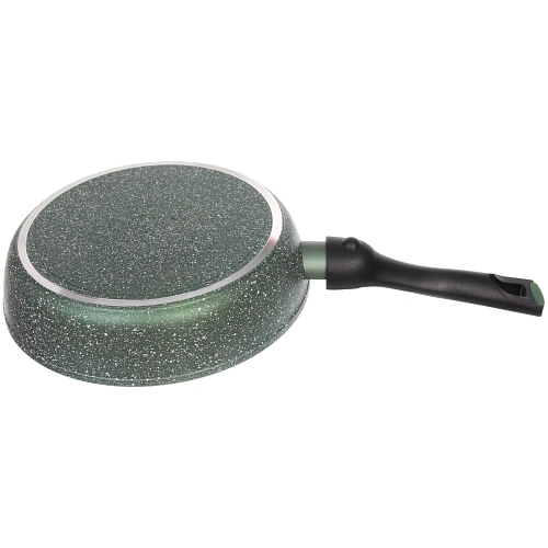 Сковорода BAROLY GREEN 22см индукционная каменная крошка, съемная бакелитовая ручка_5