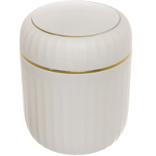 Контейнер для мусора круглый "Velvet"1,5л белый