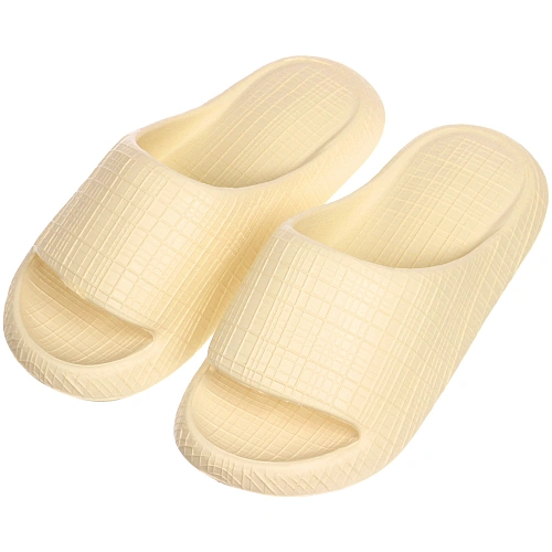 Шлепанцы женские "AZHUR", цвет айвори, р-р 36-37