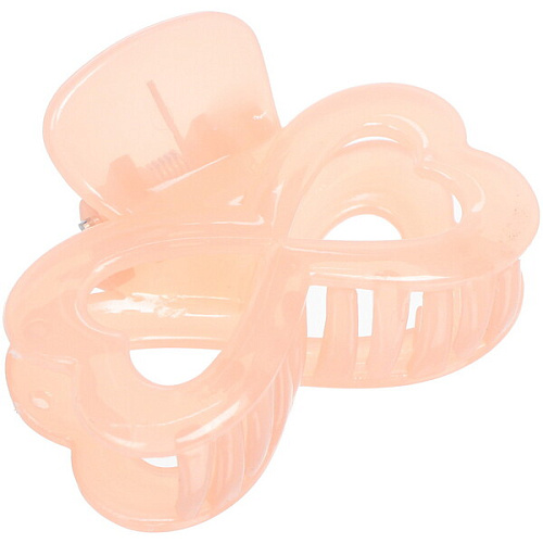 Заколка-краб для волос  на блистере Глянец-Бант, микс 6 цветов, 6см_30