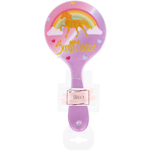 Расческа массажная круглая ТВОИ МЕЧТЫ, микс 4 дизайна, 2210см (PVC подвес)_7