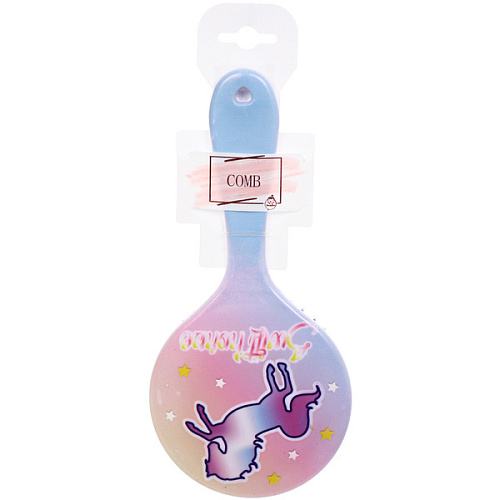 Расческа массажная круглая ТВОИ МЕЧТЫ, микс 4 дизайна, 2210см (PVC подвес)_9