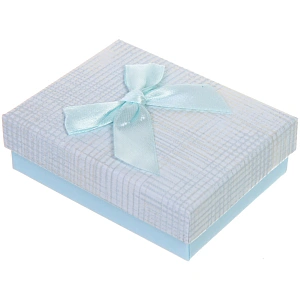 Коробка подарочная "With love" 9*7*3 см, Голубой