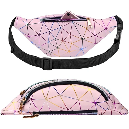 Сумка на пояс Harizma, цвет пудровый, 3112 см_10