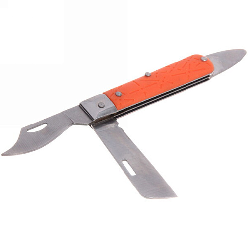 Нож садовый Помощник 18,5см складной, с шпателем ДоброСад_9