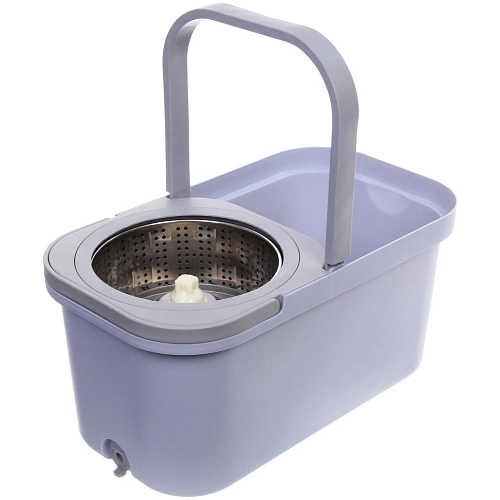 Набор для уборки Селфи Практик (ведро с отжимом, швабра, две насадки) в цветной коробке ZY020_8