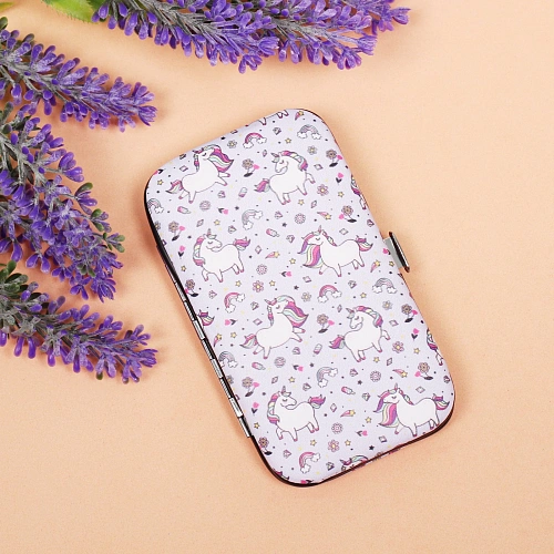 Набор для маникюра в футляре 6 предметов Милые Единорожки,116,5см (разработка РЦ Восток  пакет с подвесом)_6