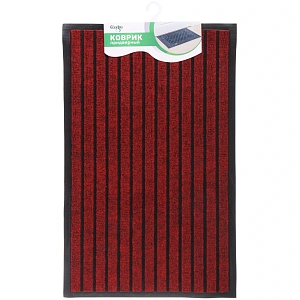 Коврик придверный 48*78см"Вавилон" красный