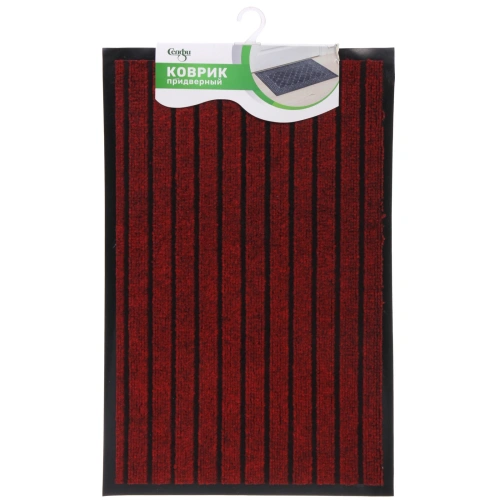 Коврик придверный 43*68см"Вавилон" красный