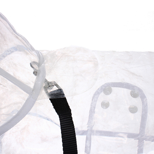 Дождевик для мелких пород собак KOMFORT, прозрачный, р S_14