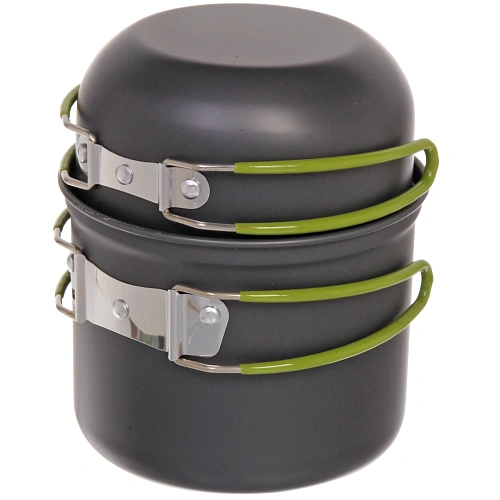 Набор посуды походной (2 котелка 0,8л, 1л с крышкой-ковшом Caps703)_8