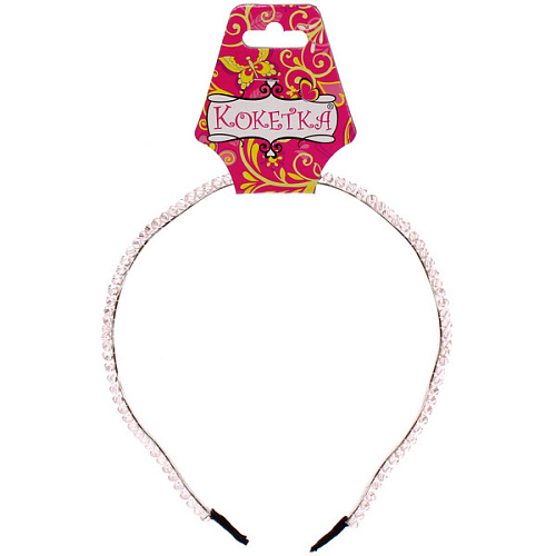 Ободок для волос КОЛЛИНА, волна, микс 4 цвета, 0,3см (блистер Кокетка в минивложении)_9