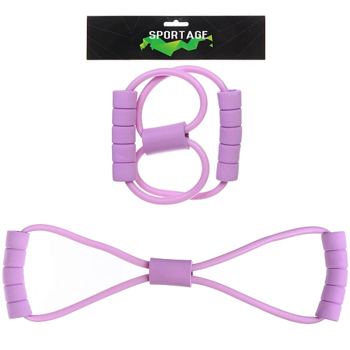 Эспандер трубчатый "Индиго" (нагрузка 4,5-6,8 кг), сиреневый