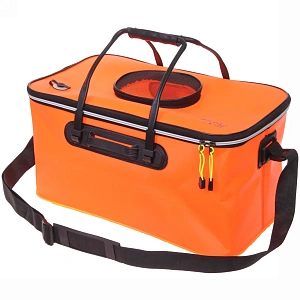 Ведро складное туристическое с крышкой 35л 25*50*28см