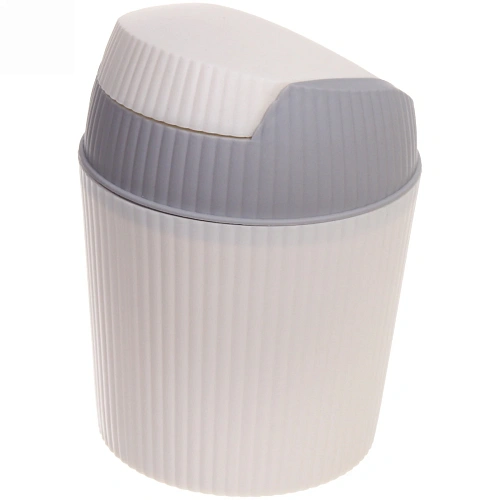 Контейнер для мусора 1,2л бело-серый_5