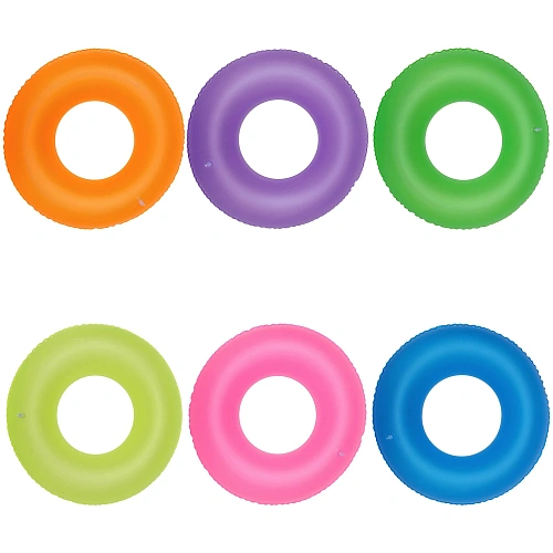 Надувной круг для плавания 70 см Неоновая коллекция