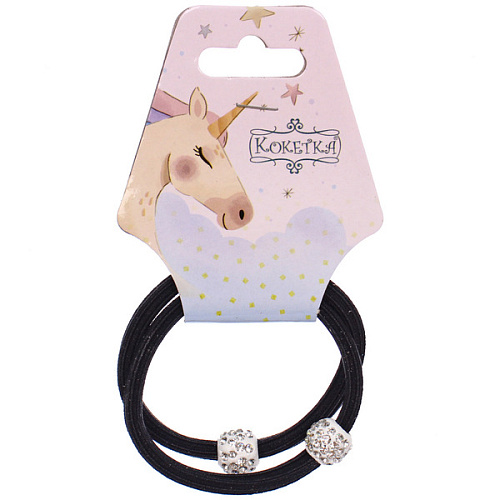 Резинки для волос 2шт МАРУ, шамбала, микс 5 цветов, d-5,5см (подвес Единорог)_6