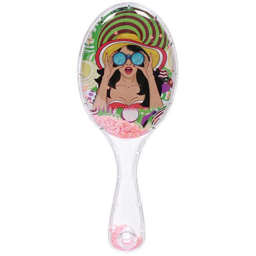 Расческа массажная овальная ЭТНИКА, микс 4 дизайна, 237см (подвес)_10