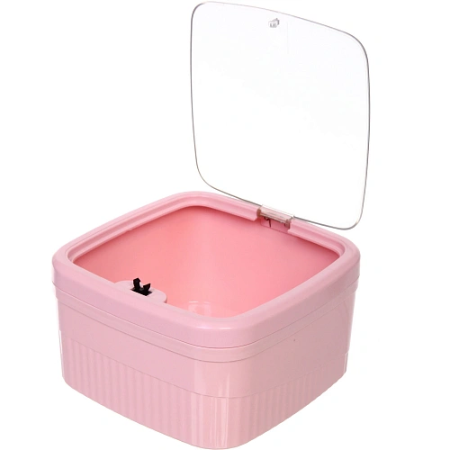Контейнер для мусораСтайл1,6л розовый 163_3