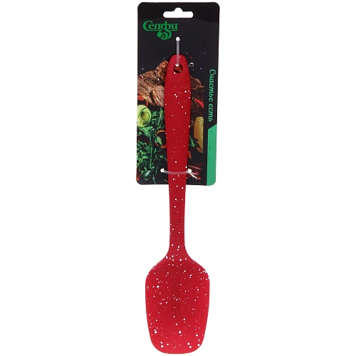 Лопатка кухонная силиконовая "Bon appétit" узкая✦